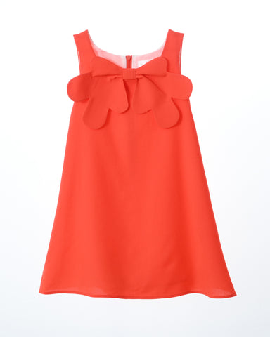 Esme dress (scarlet-orange)