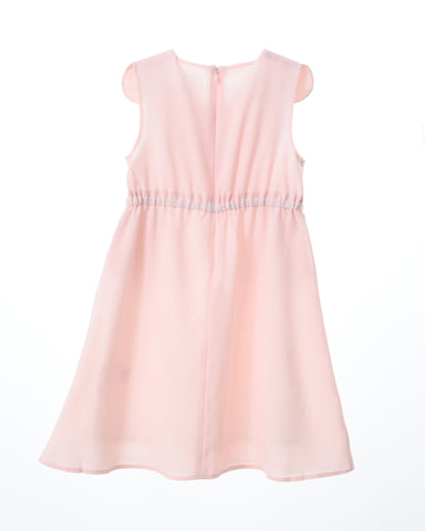 Colette dress (blush-pink/black)