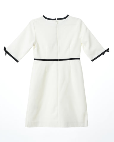 Anais bow dress (ivory)