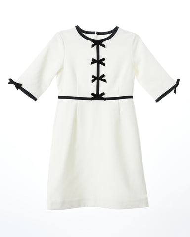 Anais bow dress (ivory)