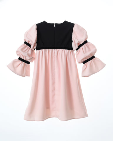 Bella dress (pink without golden embroidery blooms)