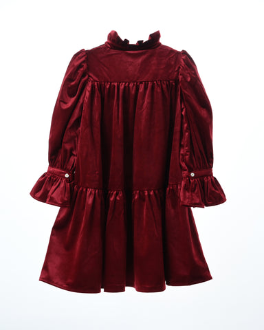 Evelyn dress (ruby red)